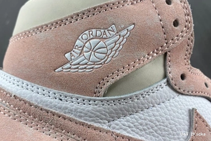 (Women's) FD2596-600 Breathable  Jordan 1 Atmosphere Retro 139 High OG Pink 0926